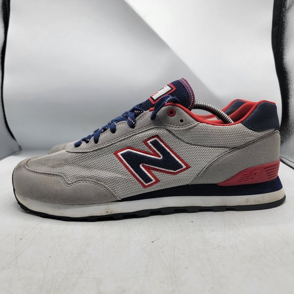 New Balance Mens 12 Gray Red Blue Sneaker Shoes Casual Walking Outdoors ML515TA3 main image 6